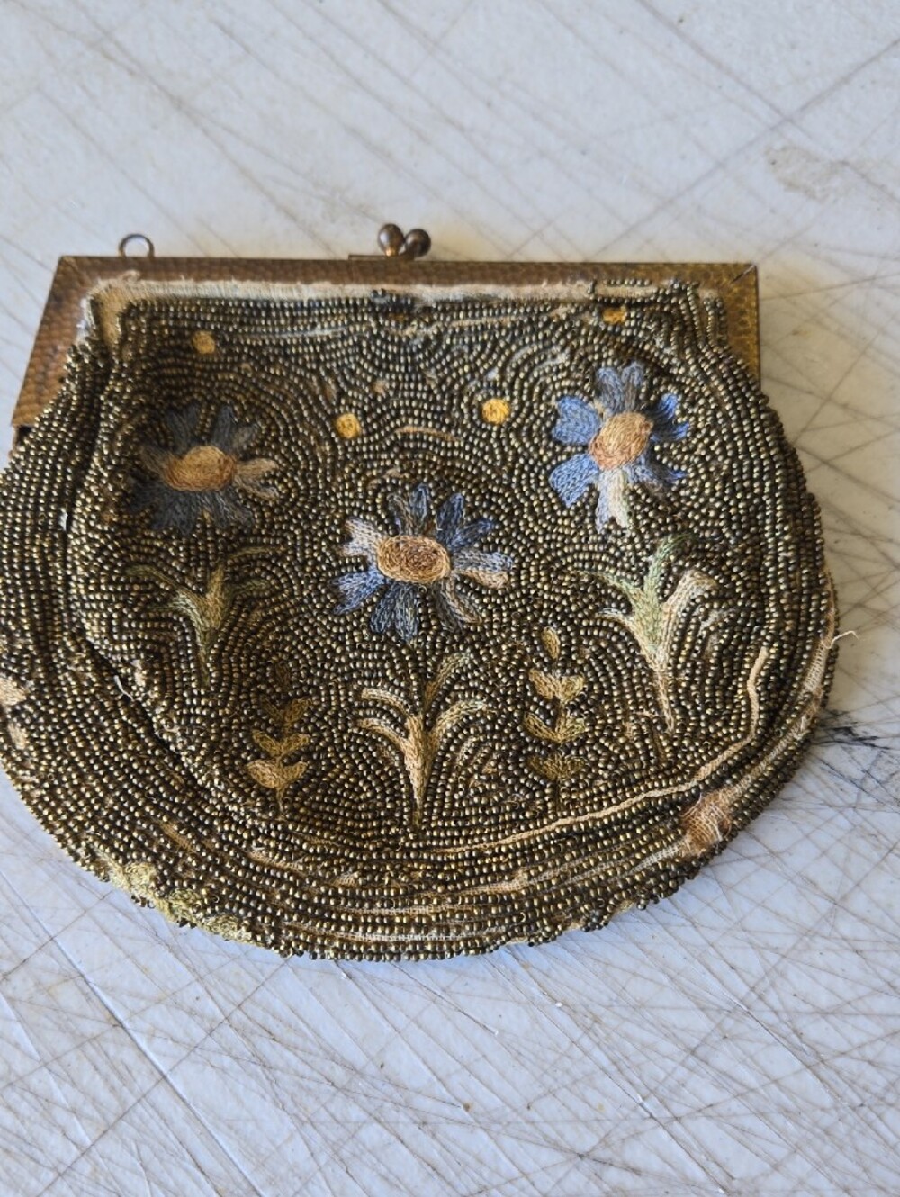 Vintage Beaded Coin Purse
